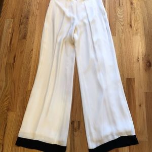 Ralph Lauren black label wide leg silk pants